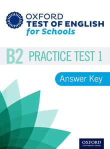 B2 Practice Test OTEFS cover Answer Key