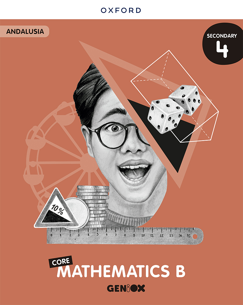 Portada del libro Geniox SA para Mathematics B 4 ESo de Oxford University Press