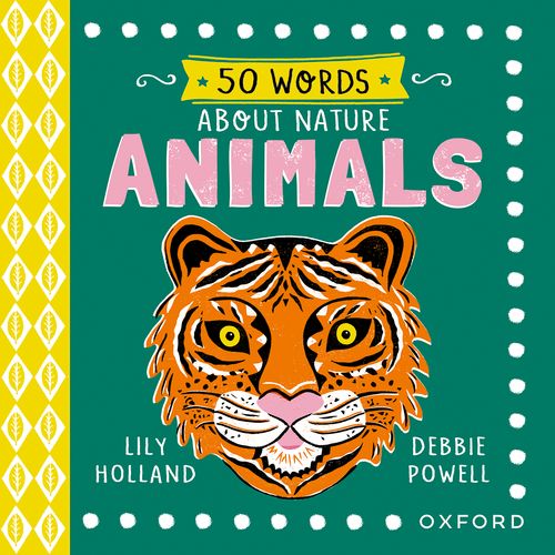 Portada del libro 50 Words About Nature: Animals