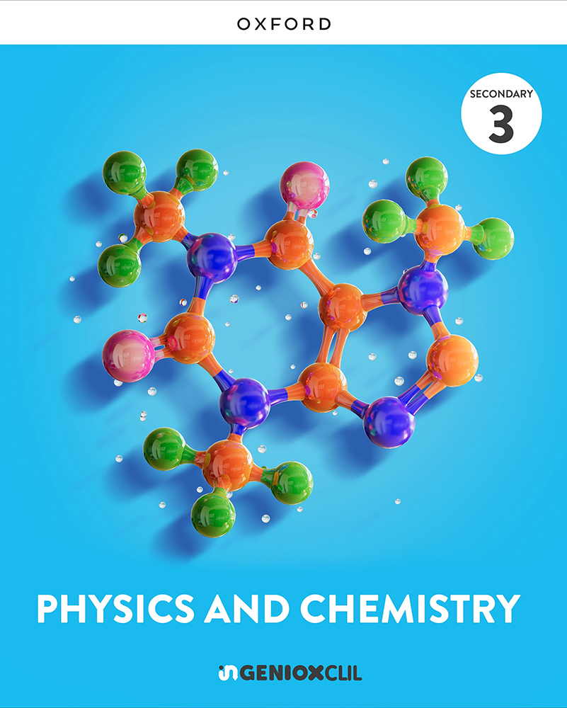 Portada del libro Physics and Chemistry inGENIOX CLIL 3