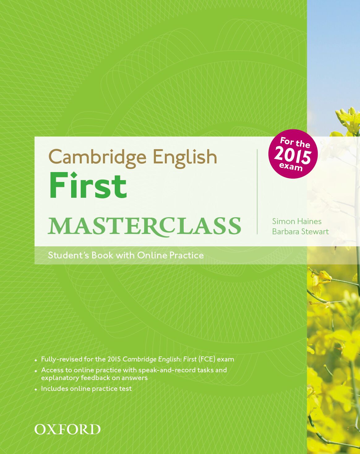 Portada del libro: Cambridge English: First Masterclass
