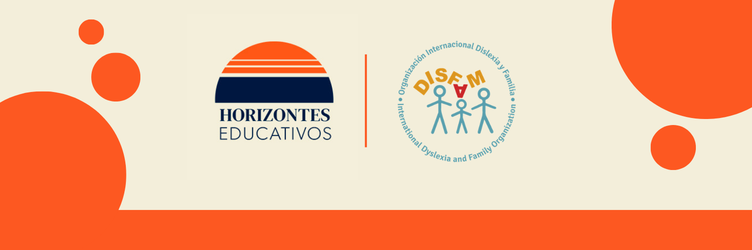 Logo de Horizontes Educativos y logo de DISFAM